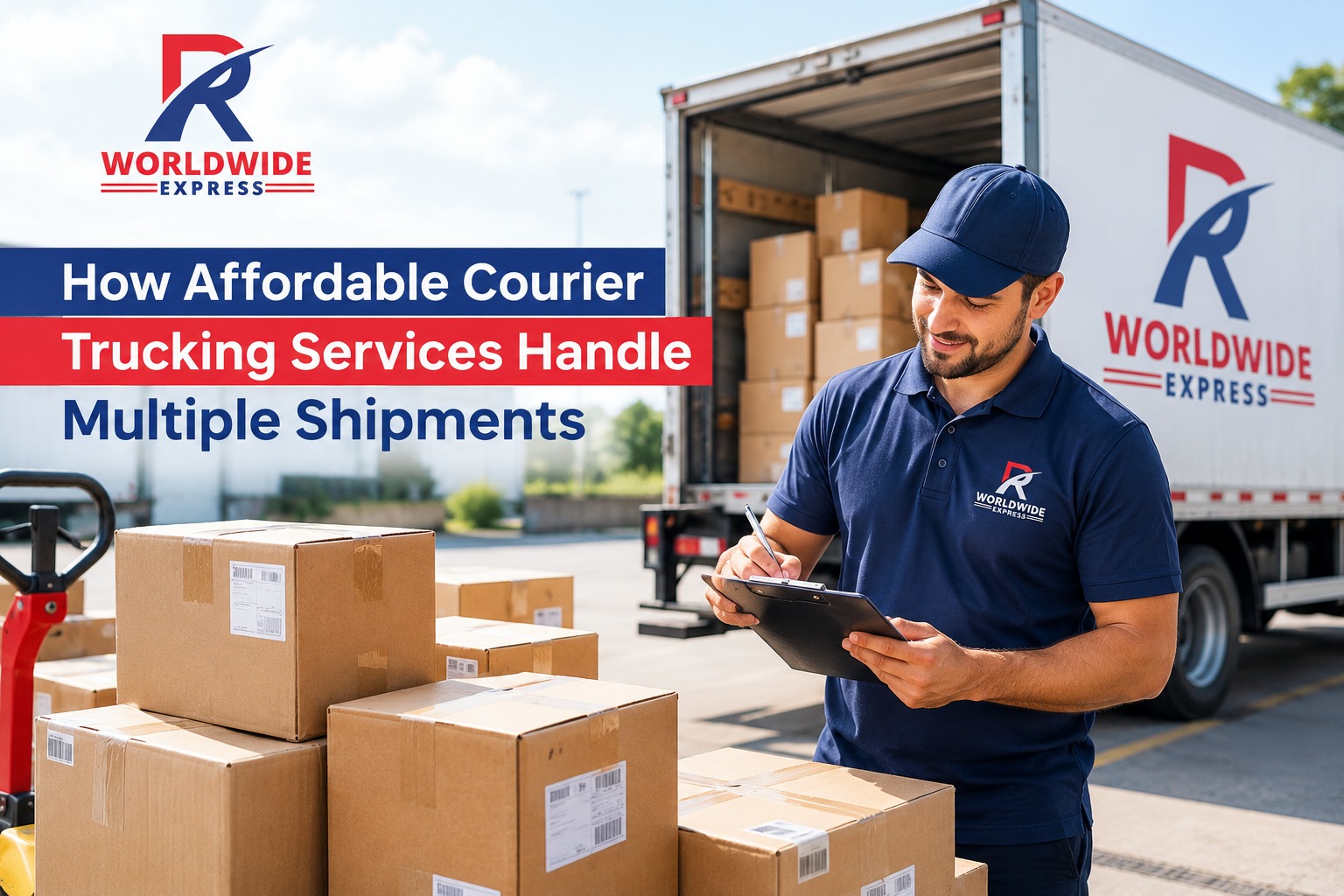 How Affordable Courier Trucking Services Handle Multiple Shipments