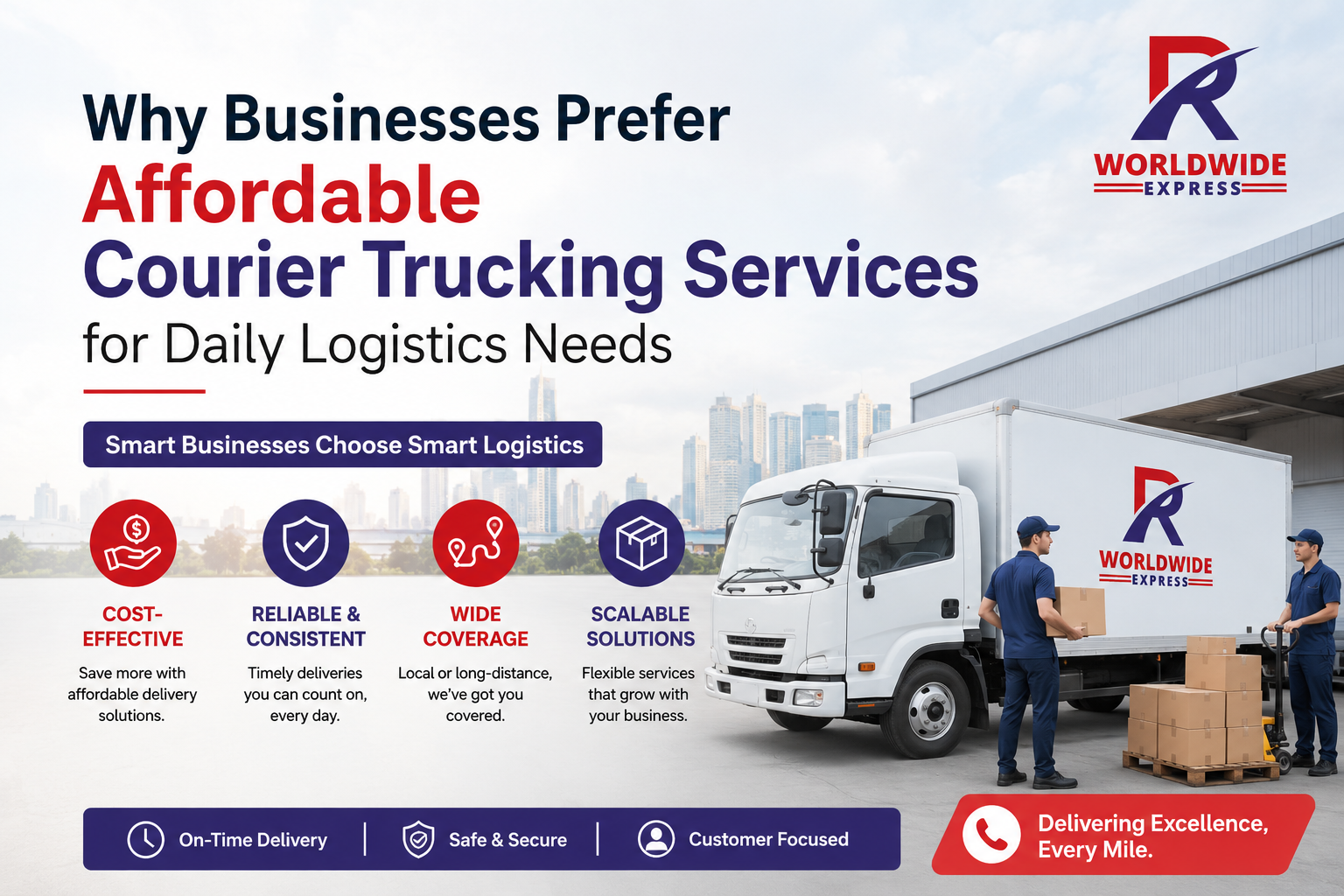 Why Businesses Prefer Affordable Courier Trucking Services for Daily Logistics Needs