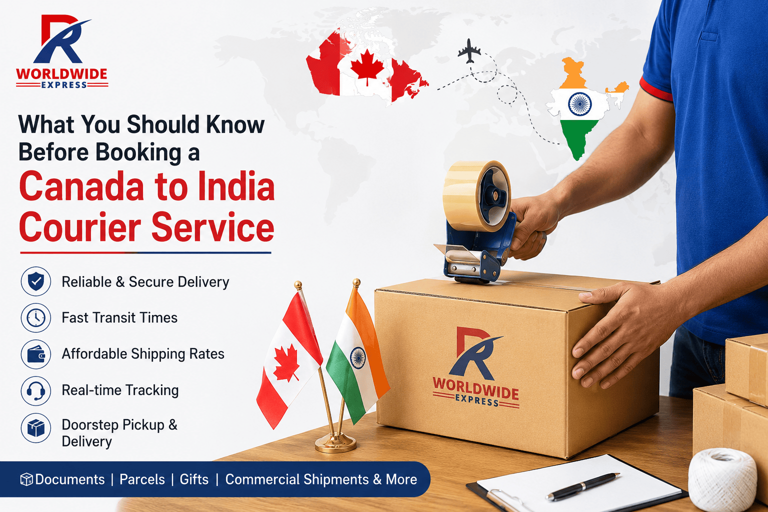 What You Should Know Before Booking a Canada to India Courier Service