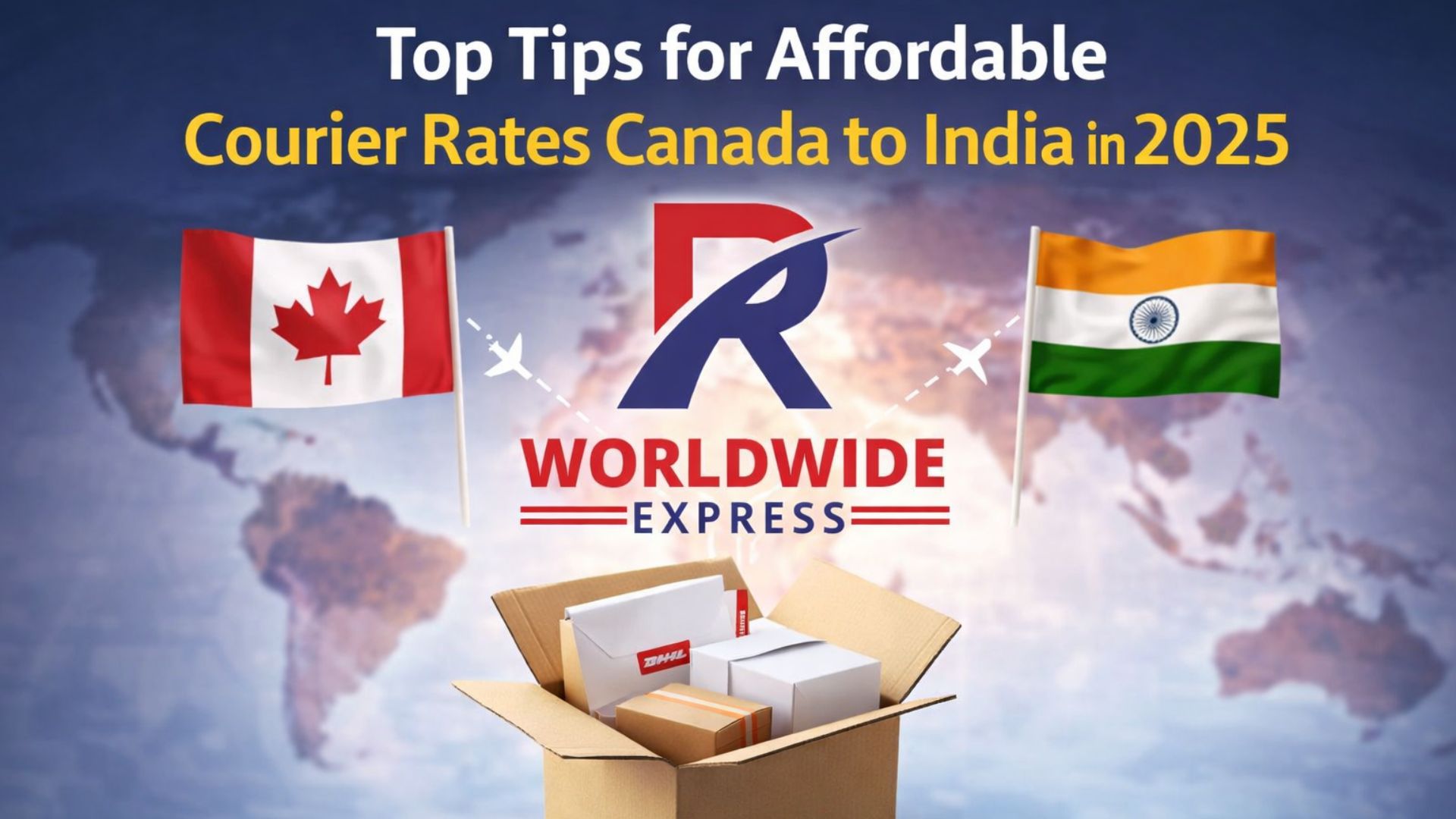 Top Tips for Affordable Courier Rates Canada to India in 2025